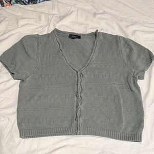 Forever 21 Sage Knit Top